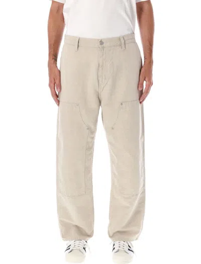 Carhartt Wip Walter Double Knee Pants In Beis