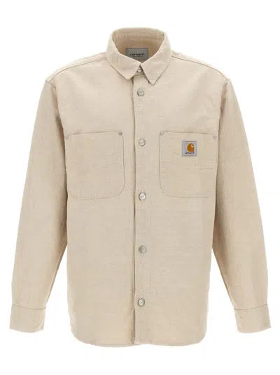 Carhartt Wip 'walter' Overshirt In Gray