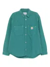 Carhartt Wip Walter Shirt Jacket Clothing In Green