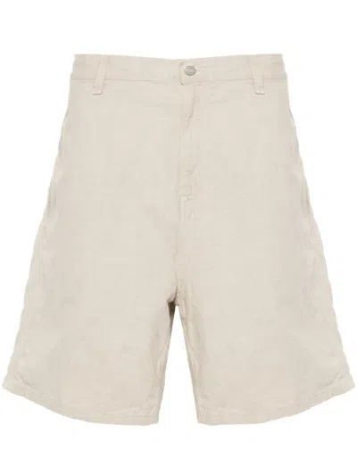 Carhartt Walter Single Knee Bermuda Shorts In Neutrals