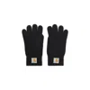 Carhartt Wip Watch Gloves In Black