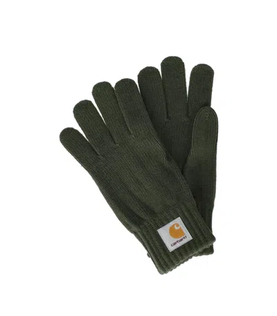Carhartt Wip Watch Opuntia Gloves In Green