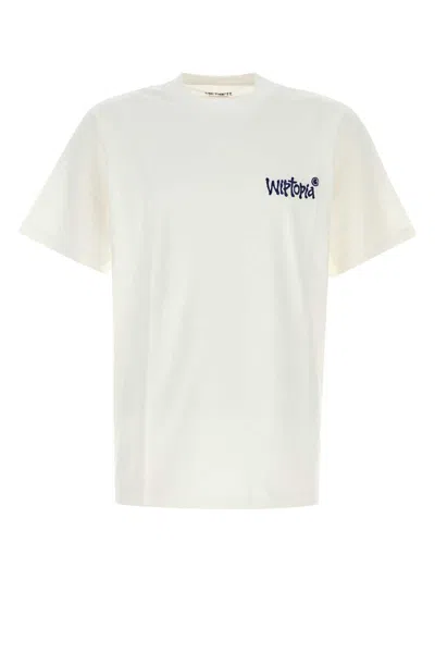 Carhartt Wiptopia Script T-shirt In White