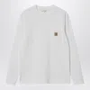 Carhartt Wip  White L/s Pocket T-shirt