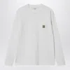 Carhartt Wip  White L/s Pocket T-shirt