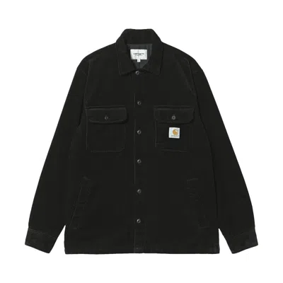 Pre-owned Carhartt Wip Whitsome Shirt Jacket 'black'