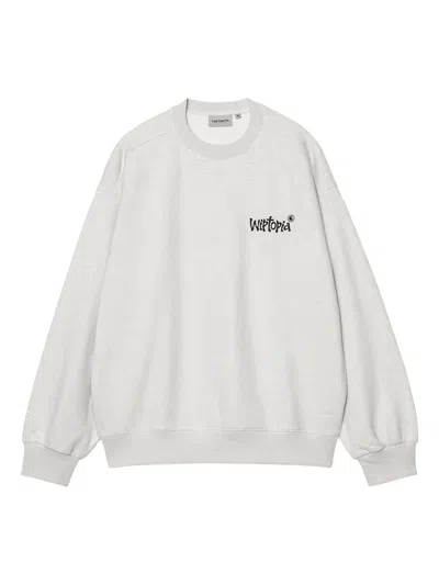Carhartt Wip Wiptopia Sweat Clothing In White