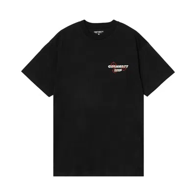 Pre-owned Carhartt Wip Wiptopia T-shirt 'black' | Men's Size M
