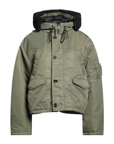 Carhartt Wip Woman Jacket Military Green Size S Nylon