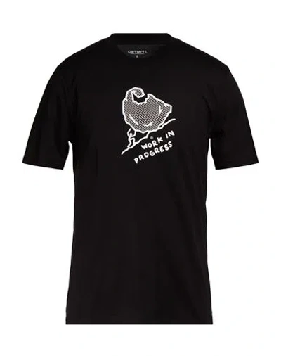 Carhartt Wip Woman T-shirt Black Size S Organic Cotton