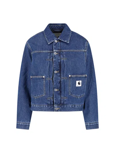 Carhartt Wip Women's Denim Trucker Jacket In Blue