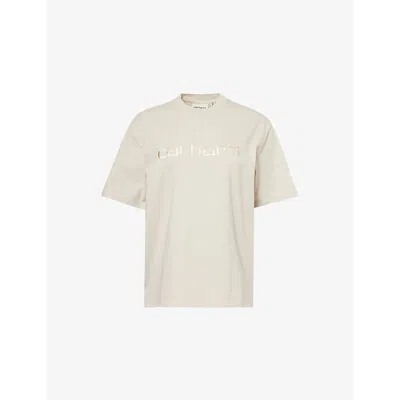 Carhartt Wip Womens Tonic Logo-embroidered Short-sleeve Organic Cotton-jersey T-shirt