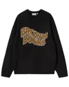 Carhartt Brown Ducks Intarsia Knit Sweater In Black
