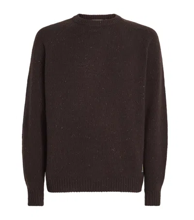 Carhartt Wip Wool-blend Anglistic Sweater In Blue
