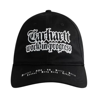 Pre-owned Carhartt Wip World Tour Cap 'black/white' | Men's Size Onesize