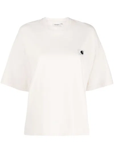 Carhartt Wip W`s Short Sleeves Nelson T-shirt In White