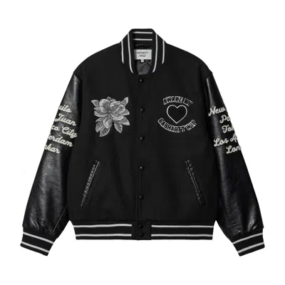 Pre-owned Carhartt Wip X Awake Ny Teddy Jacket 'black'