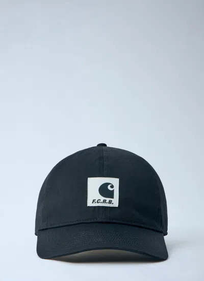 Carhartt Wip X F.c.real Bristol Logo Patch Baseball Cap In Black