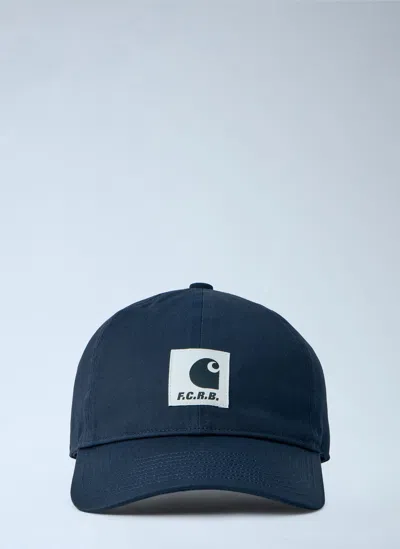 Carhartt Wip X F.c.real Bristol Logo Patch Baseball Cap In Blue
