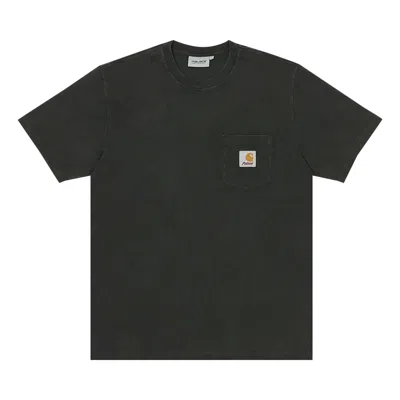 Pre-owned Carhartt Wip X Palace Short-sleeve Pocket T-shirt 'black'