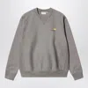 Carhartt Wip Yosemite Coloured American Script Sweatshirt In Grey