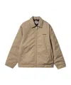 Carhartt Wip Zip-front Jacket In Brown