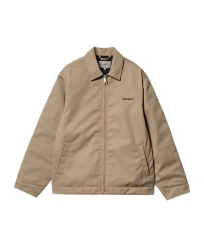 Carhartt Wip Zip-front Jacket In Brown
