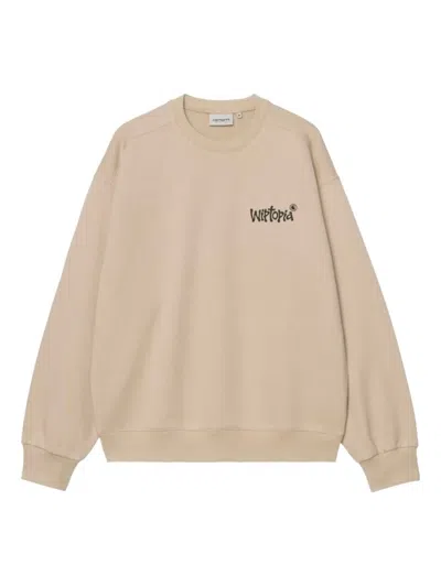 Carhartt Wiptopia Duck Sweatshirt In Brown
