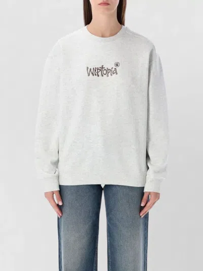 Carhartt Witopia Script Logo Long Sleeve Top In White