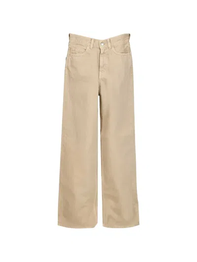 Carhartt W'jane Wide-leg Jeans In Brown