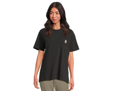 Carhartt Wk87 Workwear Pocket Short Sleeve T-shirt In Black