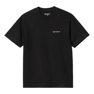 Carhartt (wmns)  Wip Script Embroidery Short Sleeve T-shirt 'black'