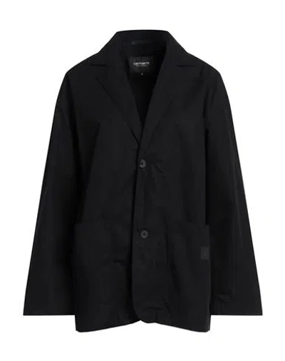 Carhartt Woman Blazer Black Size S Cotton