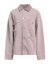 Carhartt Woman Jacket Antique Rose Size L Organic Cotton In Pink