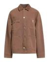 Carhartt Woman Jacket Brown Size L Organic Cotton
