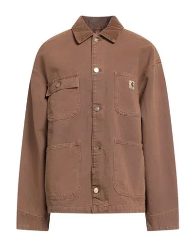 Carhartt Woman Jacket Brown Size L Organic Cotton