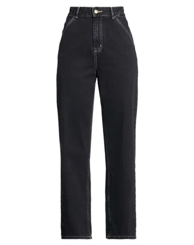 Carhartt Woman Jeans Black Size 28w-30l Cotton