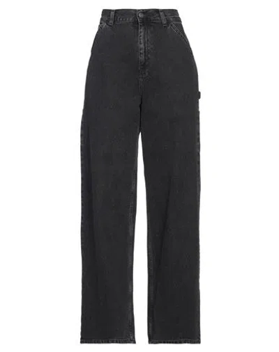 Carhartt Woman Jeans Black Size 29 Organic Cotton