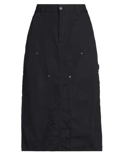 Carhartt Woman Midi Skirt Black Size S Cotton