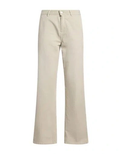 Carhartt Woman Pants Beige Size 24 Cotton In Animal Print