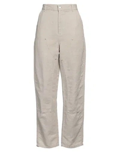 Carhartt Woman Pants Beige Size 25 Cotton, Linen