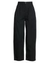 Carhartt Straight Leg Pants With Belt Loops And Pockets In Black