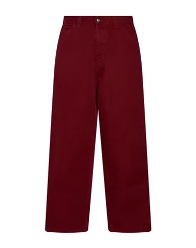 Carhartt Woman Pants Brick Size S Cotton In Red