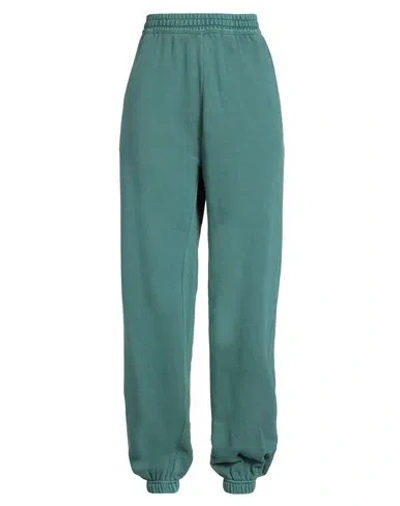 Carhartt Woman Pants Deep Teal Size L Cotton In Green