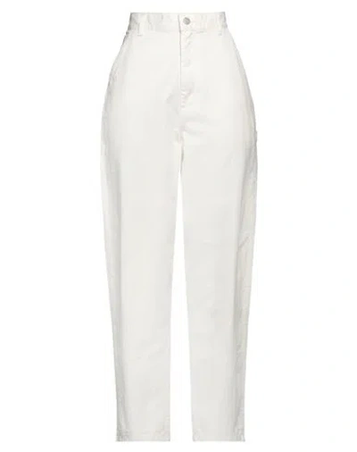 Carhartt Woman Pants Ivory Size 27 Cotton