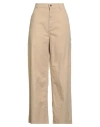 Carhartt Woman Pants Sand Size 30 Cotton, Elastane In Brown