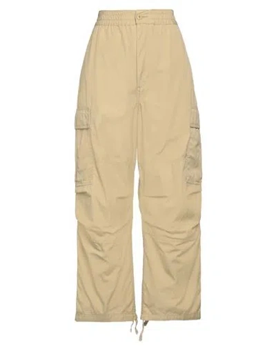 Carhartt Woman Pants Sand Size S Cotton In Beige
