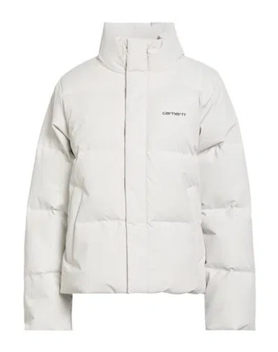 Carhartt Woman Puffer Off White Size L Polyester
