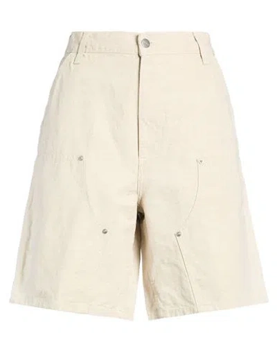Carhartt Woman Shorts & Bermuda Shorts Beige Size S Cotton, Linen In Neutral