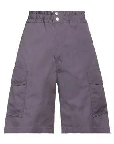 Carhartt Woman Shorts & Bermuda Shorts Purple Size S Cotton In Purple